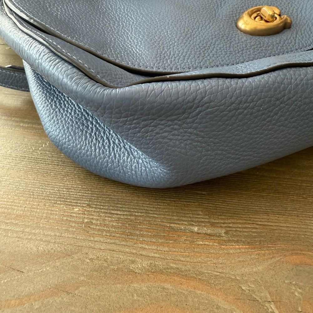 COACH Polished Pebble Leather Shoulder Bag - Picture 13 of 14